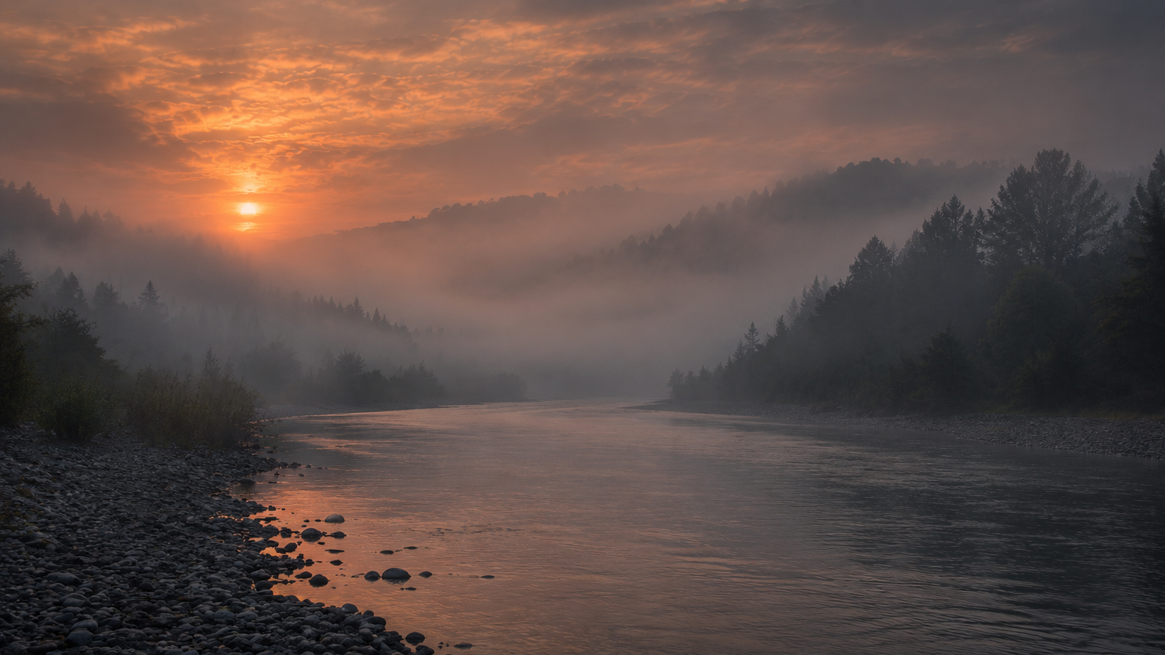 Waterway landscape